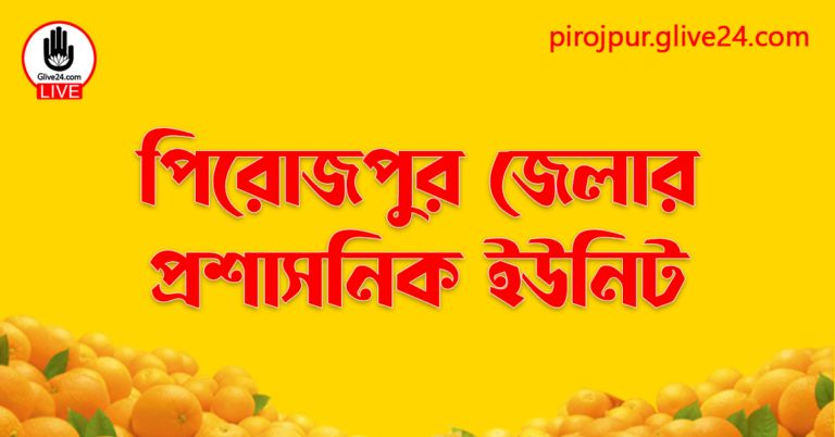পিরোজপুর জেলার প্রশাসনিক ইউনিট